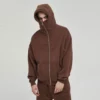Men’s french terry full zip hoodie wholesale - Image 4