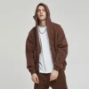 Men’s french terry full zip hoodie wholesale - Image 3