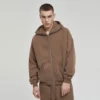 Men’s french terry full zip hoodie wholesale - Image 11
