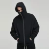 Men’s french terry full zip hoodie wholesale - Image 9