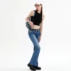 Ladies fitness cropped sleeveless tank top customized - Image 3