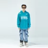 Oversized fit long sleeve destroyed fleece unisex hoodie - Image 9