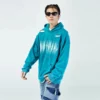 Oversized fit long sleeve destroyed fleece unisex hoodie - Image 12