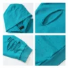Oversized fit long sleeve destroyed fleece unisex hoodie - Image 11