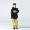 Oversized fit long sleeve destroyed fleece unisex hoodie - Image 3