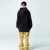 Oversized fit long sleeve destroyed fleece unisex hoodie - Image 4