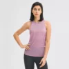 Woman gym back knot sports tank top - Image 5