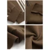 Quarter zip up embroidered sweatshirt wholesale - Image 11