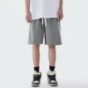 Mens relaxed fit shorts with embroidery stripe - Image 9