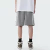 Mens relaxed fit shorts with embroidery stripe - Image 8