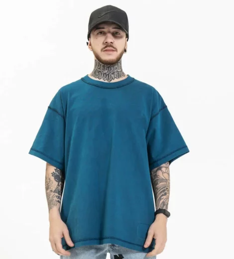 Relaxed fit custom oem mens t shirt