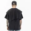 Streetwear vintage wash two-piece t shirt - Image 6