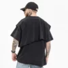 Streetwear vintage wash two-piece t shirt - Image 5