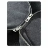 Two-way zipper vintage stone wash distressed unisex hoodie - Image 11