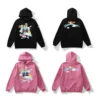 Unisex cartoon printing loose fleece hoodie wholesale - Image 11
