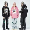 Unisex cartoon printing loose fleece hoodie wholesale - Image 2