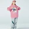 Unisex cartoon printing loose fleece hoodie wholesale - Image 5