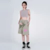 Unisex custom printed cotton french terry sweat shorts - Image 4