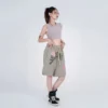 Unisex custom printed cotton french terry sweat shorts - Image 3