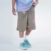 Unisex custom printed cotton french terry sweat shorts - Image 11