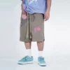 Unisex custom printed cotton french terry sweat shorts - Image 10
