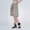 Unisex custom printed cotton french terry sweat shorts - Image 5