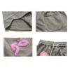 Unisex custom printed cotton french terry sweat shorts - Image 13