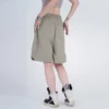 Unisex custom printed cotton french terry sweat shorts - Image 6