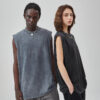 Unisex distressed vintage Stone wash tank top - Image 2
