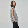 Unisex distressed vintage Stone wash tank top - Image 9