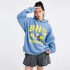 Unisex heavyweight fleece hoodie with customized embroidery - Image 3