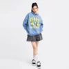 Unisex heavyweight fleece hoodie with customized embroidery - Image 7
