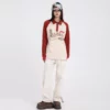 Unisex loose color contrast raglan long sleeves custom printing polo shirt - Image 3