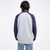 Unisex loose color contrast raglan long sleeves custom printing polo shirt - Image 10