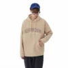 Unisex loose fit waffle hoodie wholesale - Image 12