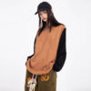 Unisex oversized color contrast crew neck sweatshirt - Image 3