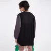 Unisex oversized color contrast crew neck sweatshirt - Image 9