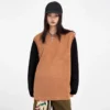 Unisex oversized color contrast crew neck sweatshirt - Image 5