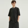 Unisex vintage stone wash oversized T shirt wholesale - Image 13