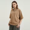 Unisex vintage stone wash oversized T shirt wholesale - Image 4