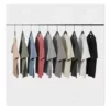 Unisex vintage stone wash oversized T shirt wholesale - Image 16