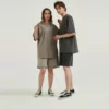 Unisex vintage stone wash oversized T shirt wholesale - Image 6