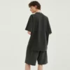 Unisex vintage stone wash oversized T shirt wholesale - Image 14