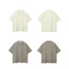 Unisex waffle short sleeve Polo shirt wholesale - Image 13