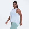 Big size rayon polyester tie back tank top - Image 4