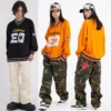 Vintage loose fit custom printed unisex pullover sweatshirt - Image 2