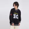Vintage loose fit custom printed unisex pullover sweatshirt - Image 3