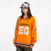 Vintage loose fit custom printed unisex pullover sweatshirt - Image 11