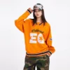 Vintage loose fit custom printed unisex pullover sweatshirt - Image 12