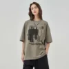 Wholesale custom printed 100%cotton unisex T shirt - Image 3